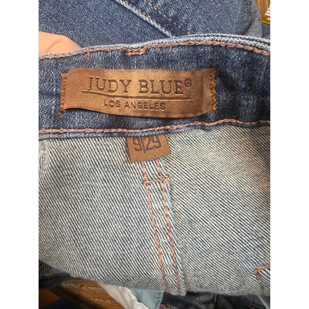 Judy Blue Straight Leg Jeans Medium Wash Women's Size 9/29 - Picture 6 of 10